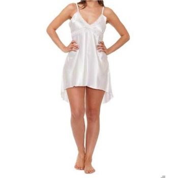 Taheras white Chemise With Lase CHE 03 RB